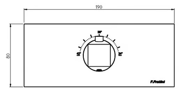 ALINE 49600 - Recessed thermostatic stainless steel shower mixer by Rubinetterie Frattini - view 3